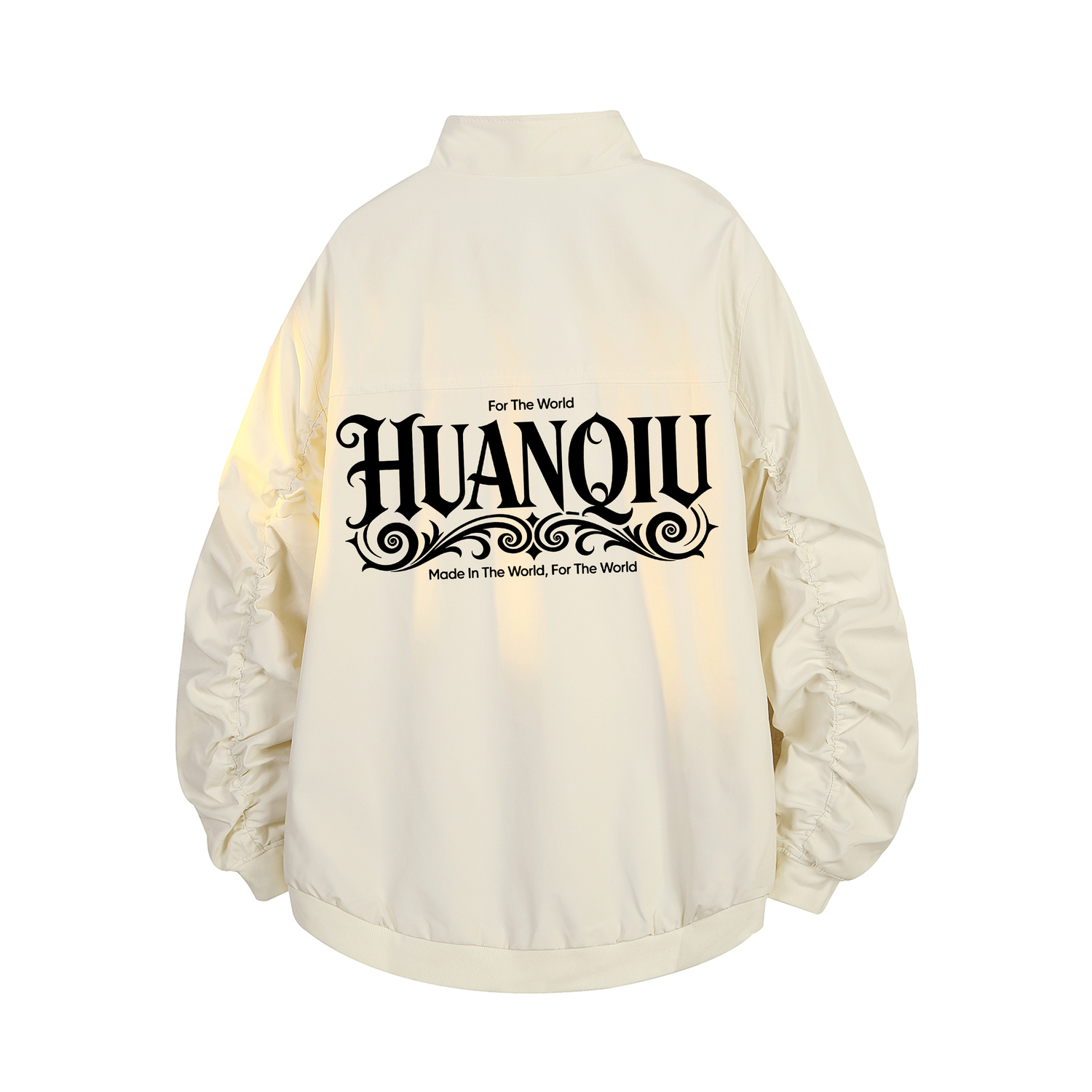 

Куртка Unisex Lapel Moderate Pilot HUANQIU, экрю