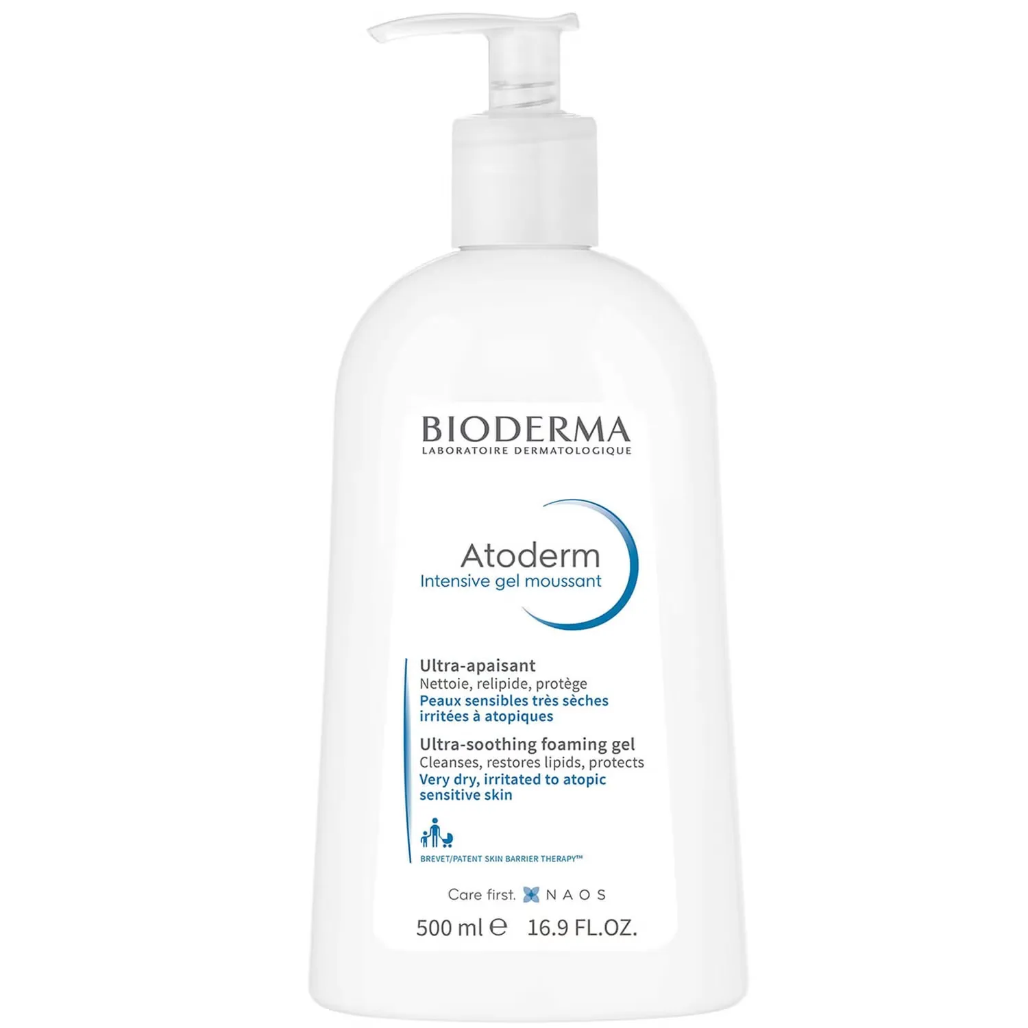 

Atoderm Intensiv Moussing gel Ультра-успокаивающий пенящийся гель для душа для сухой и атопичной кожи. Bioderma