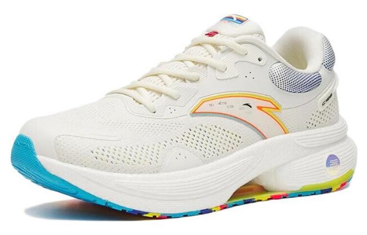 Коллекция Running Кроссовки мужские с низким верхом Белый/желтый/космический синий Anta — фото 2