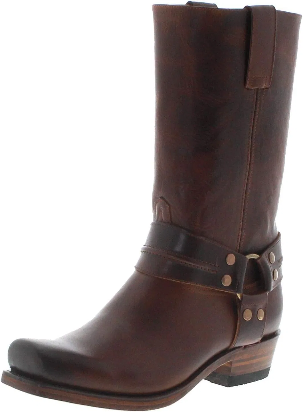 FB Fashion Boots FB Модные ботинки, унисекс, байкерские ботинки, синие высокие байкерские ботинки, кожаные ботинки, коричневые