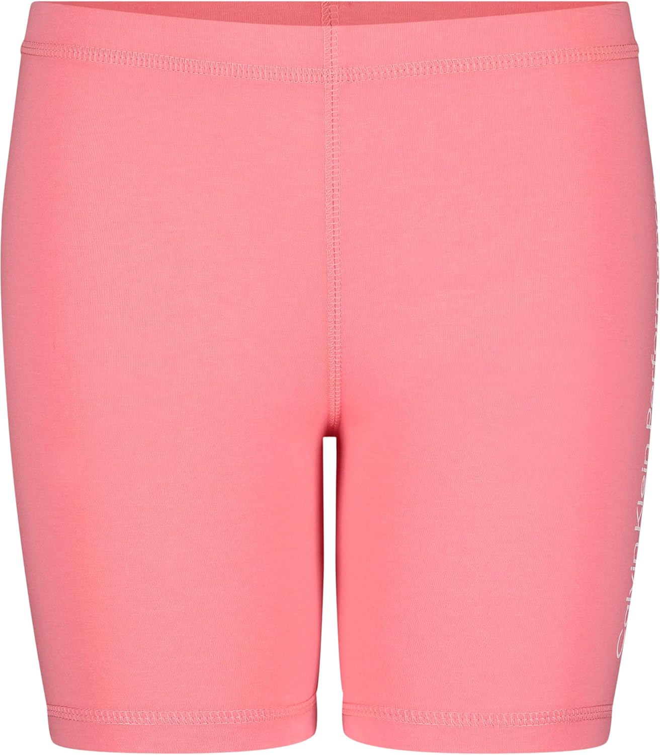 

Велосипедные шорты Calvin Klein для девочек, мягкие и эластичные, с плоским поясом и облегающей посадкой, Strawberry Linear