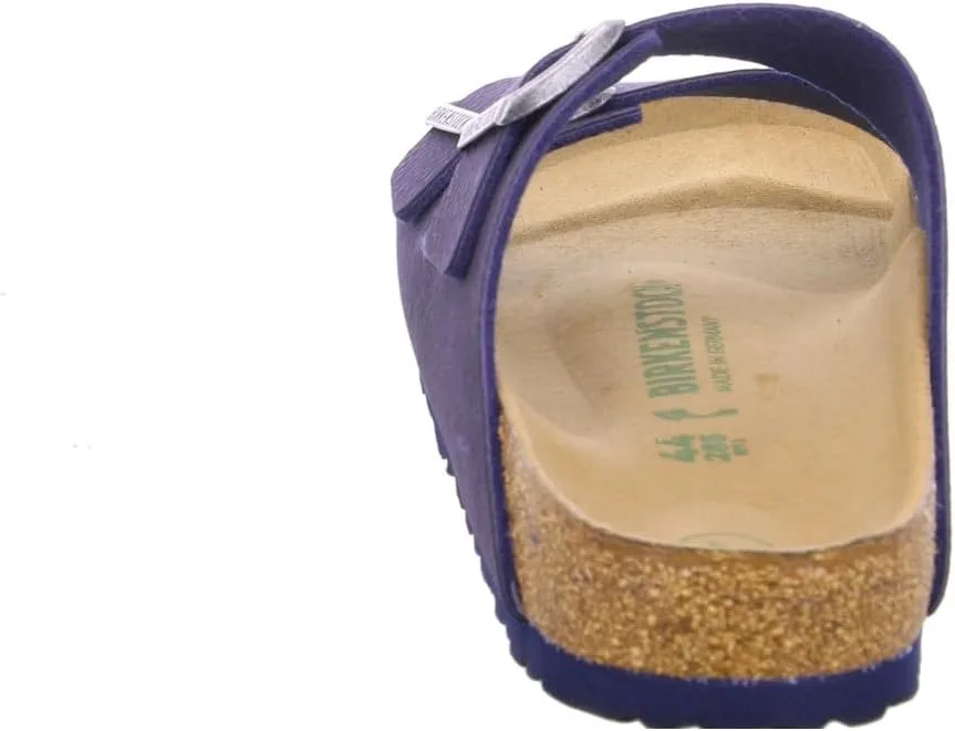 Женские кожаные мюли Birkenstock Classic Arizona, синий — фото 4