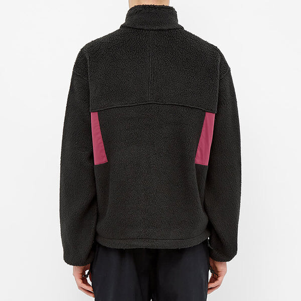 Куртка Nike ACG Colorblock Athleisure Casual Sports Stay Warm Fleece Stand Collar Jacket Black, черный — фото 3