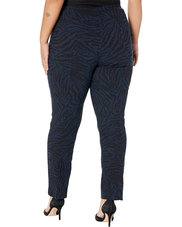 

Брюки Elliott Lauren In The Navy Elastic Waist Pull-On Pants, цвет Royal/Black