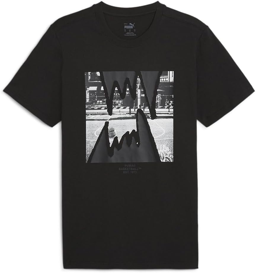 

Футболка Puma 682322 Casual Instant REPLAY, мужская, размер 2, черный