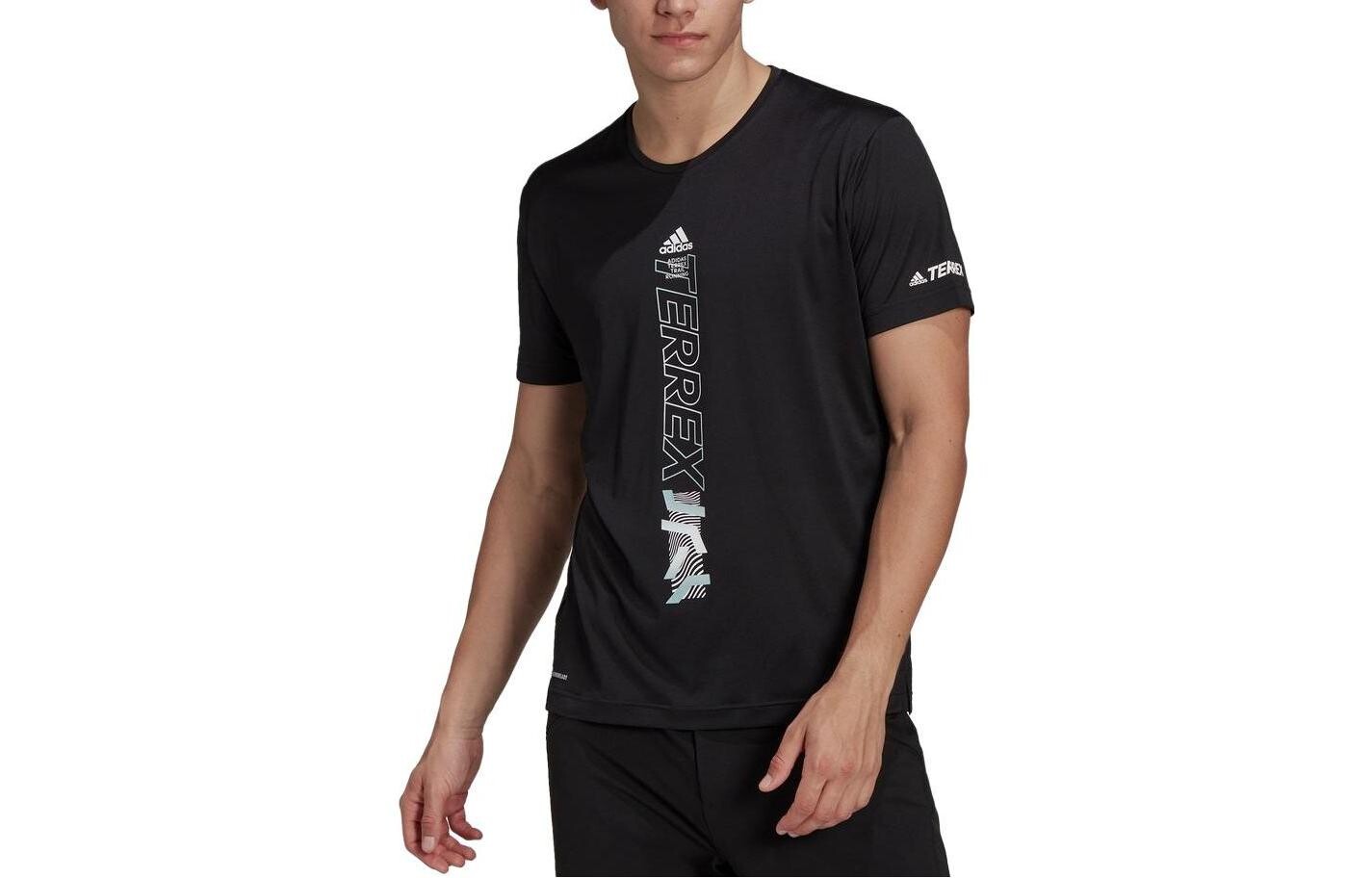 

Футболка мужская черная Adidas, черный