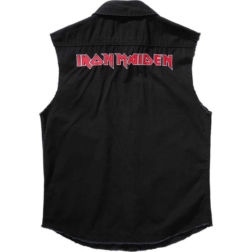 Футболка Brandit Iron Maiden Vintage NOTB sleeveless T-shirt, черный — фото 2