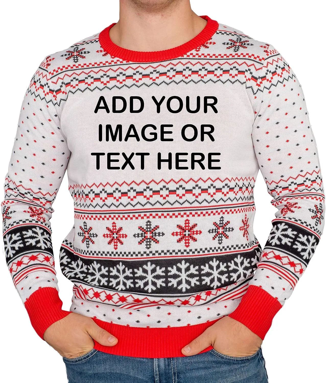 

Свитер Custom Sublimation Ugly Christmas Costume Agent
