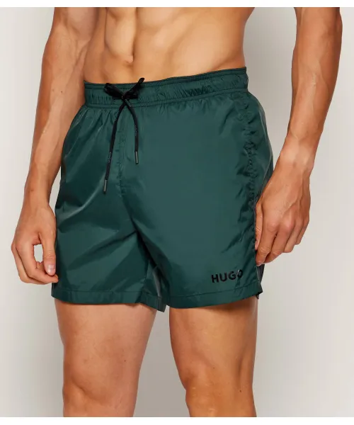 

Гаитянские пляжные шорты Regular fit Hugo Bodywear, зеленый