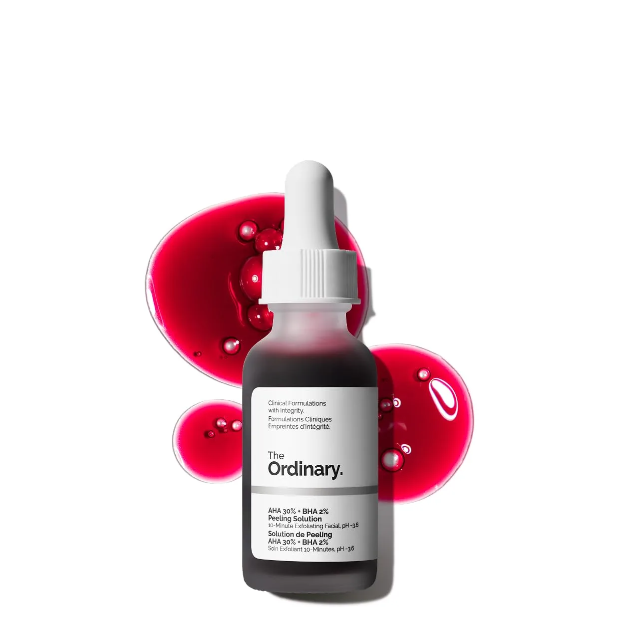 Пилинг The Ordinary — Отшелушивающий AHA % + BHA %, усовершенствованный для сияющей кожи., black
