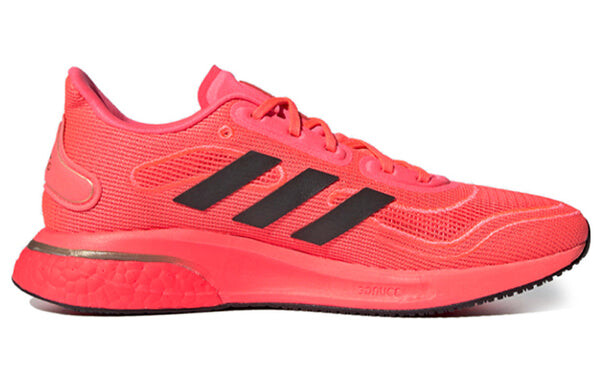 Кроссовки сверхновые Adidas, красный — фото 2