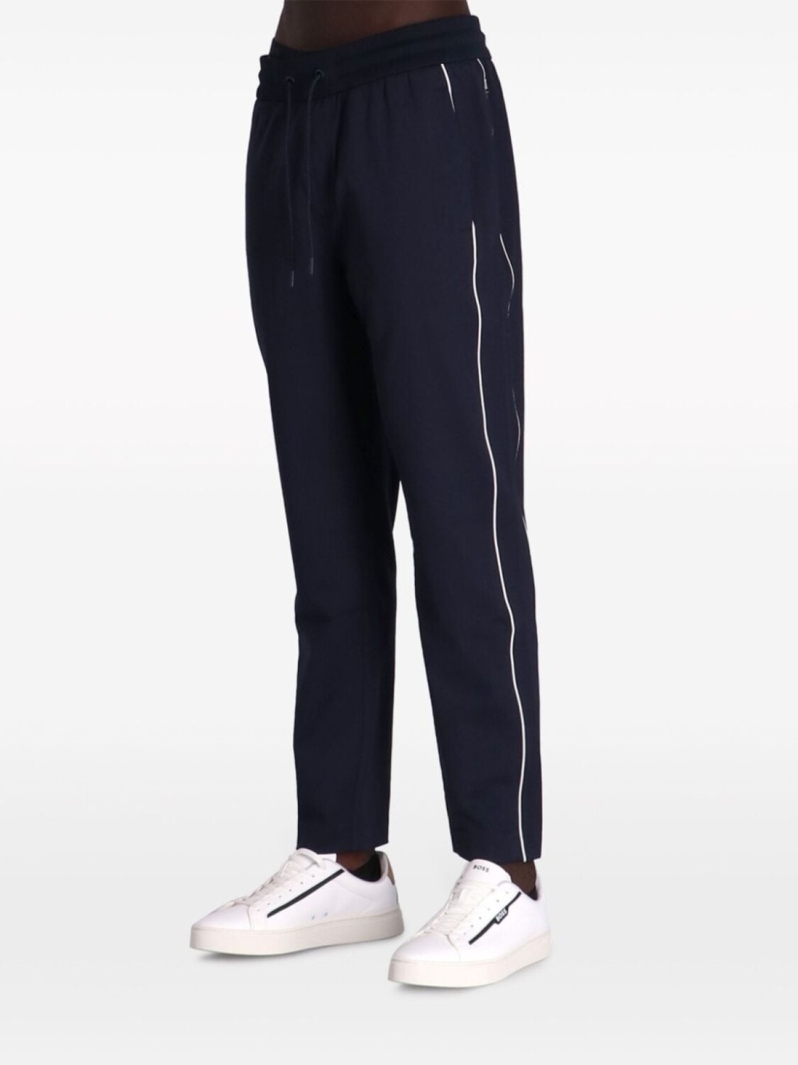 

BOSS спортивные брюки Lamont с кулиской, синий