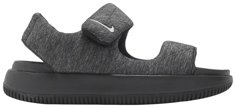Сандалии Nike Wmns Calm Sandal SE 'Black Metallic Silver', черный