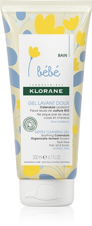 

Нежное очищающее средство для детей с рождения Klorane Bébé Calendula, 200 ml