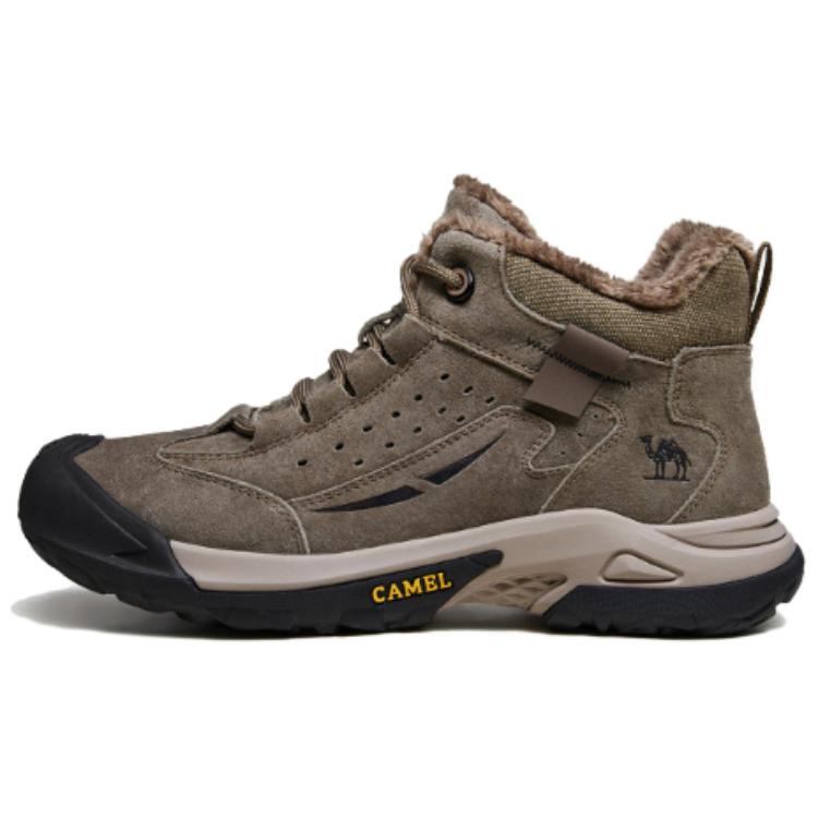 

Абразивостойкие термо высокие альпинистские ботинки мужские CAMEL, хаки