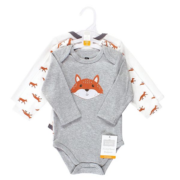 Боди с длинным рукавом для мальчика, little fox Hudson Baby — фото 2