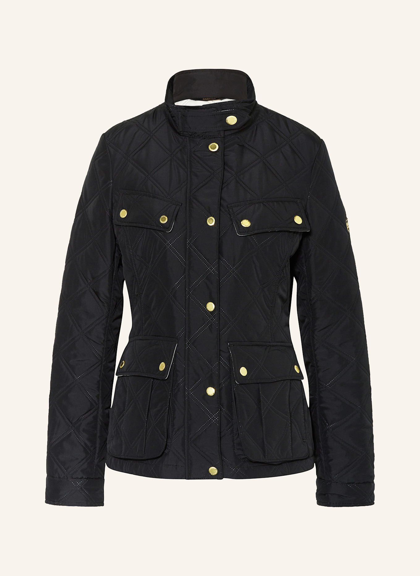 

Стеганая куртка halsey Barbour International, черный