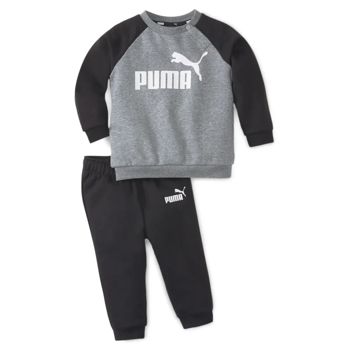 

Спортивный костюм PUMA "Комплект Minicats Essentials из спортивных штанов и маленькой рубашки реглан", черный