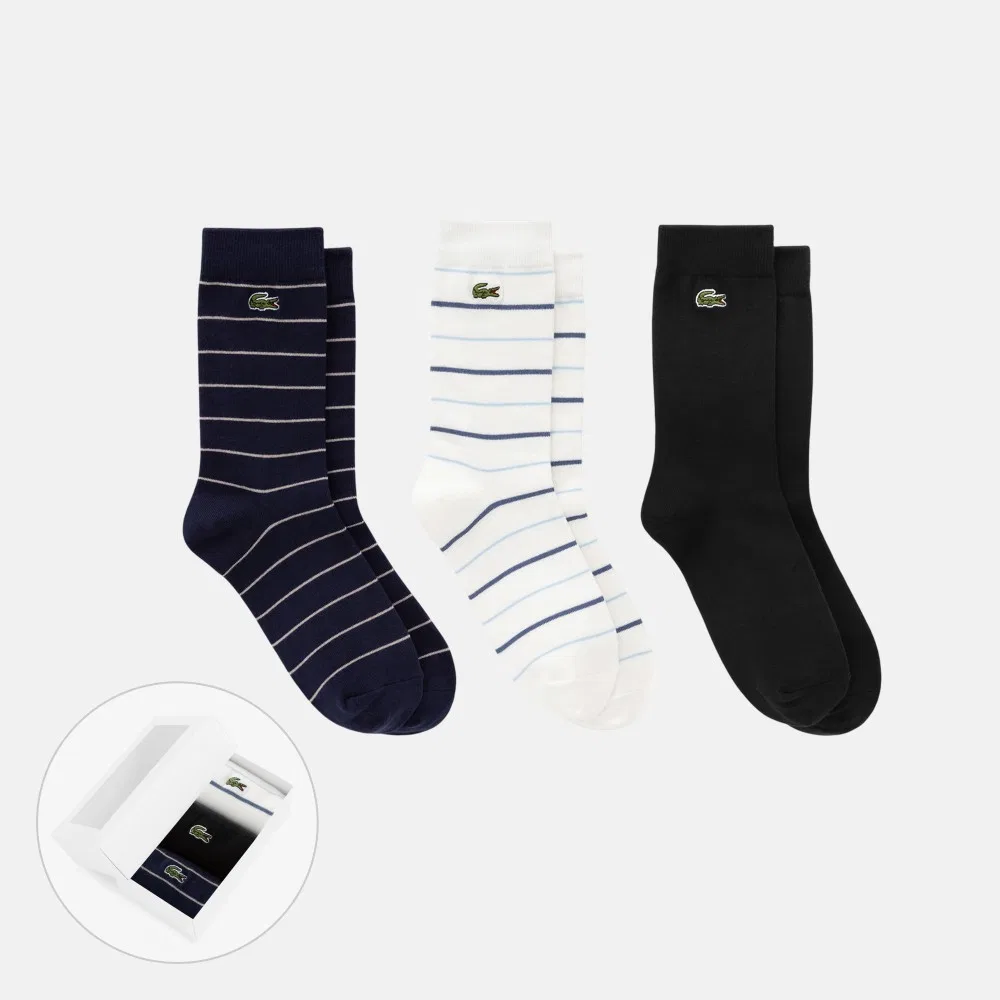 Мужские носки с узором, 3 пары, от Lacoste