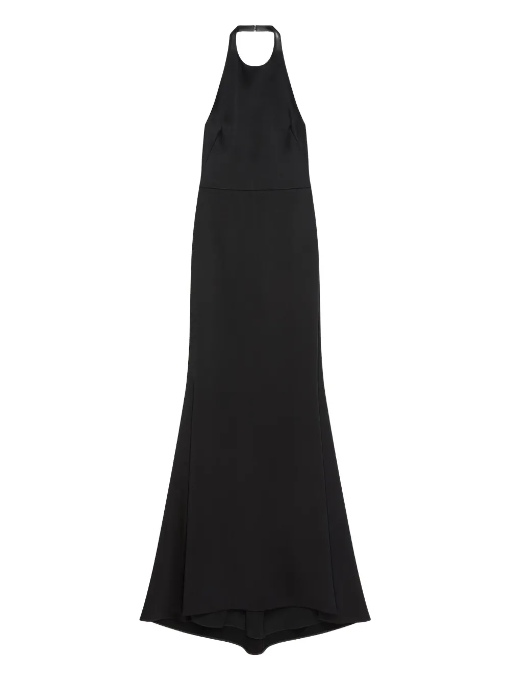 

Платье макси без рукавов с вырезом халтер Givenchy, черный