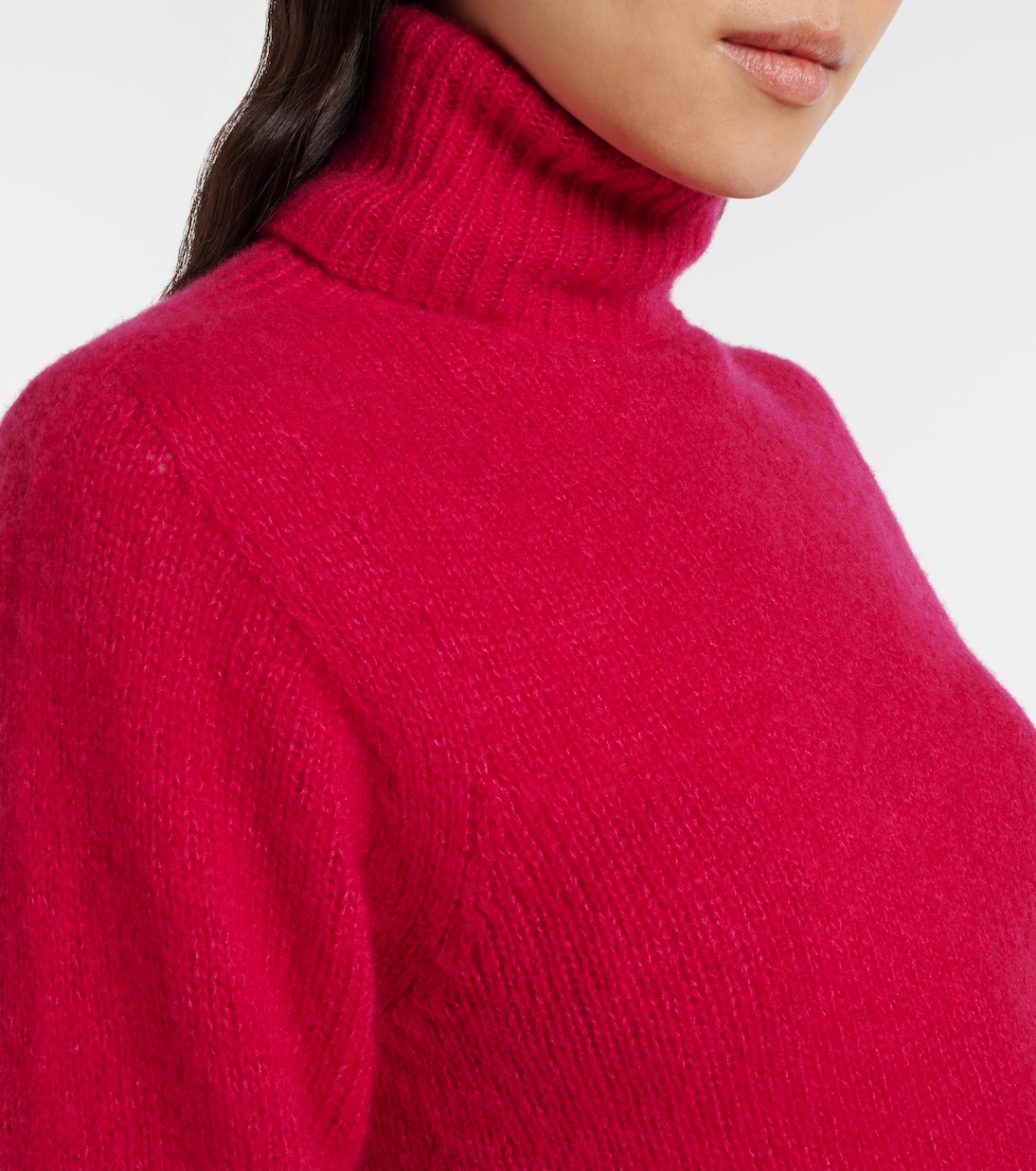 Водолазка из кашемира и шелка Tom Ford, Fuschia — фото 4