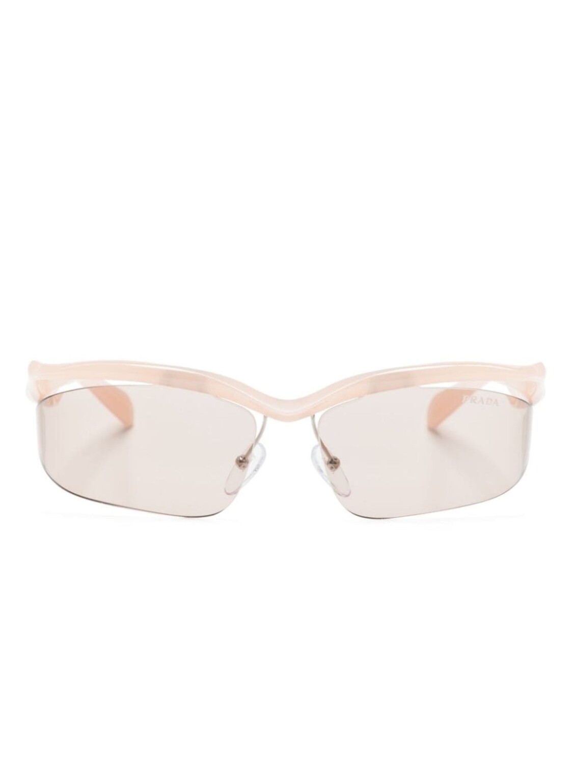 

Prada Eyewear солнцезащитные очки PRA25S, розовый