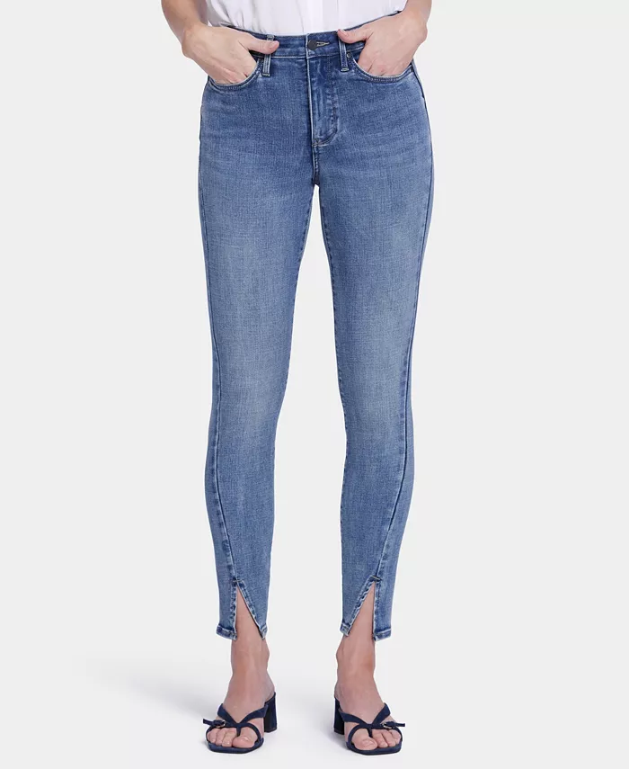 

Высокие узкие джинсы Ami Skinny NYDJ, синий