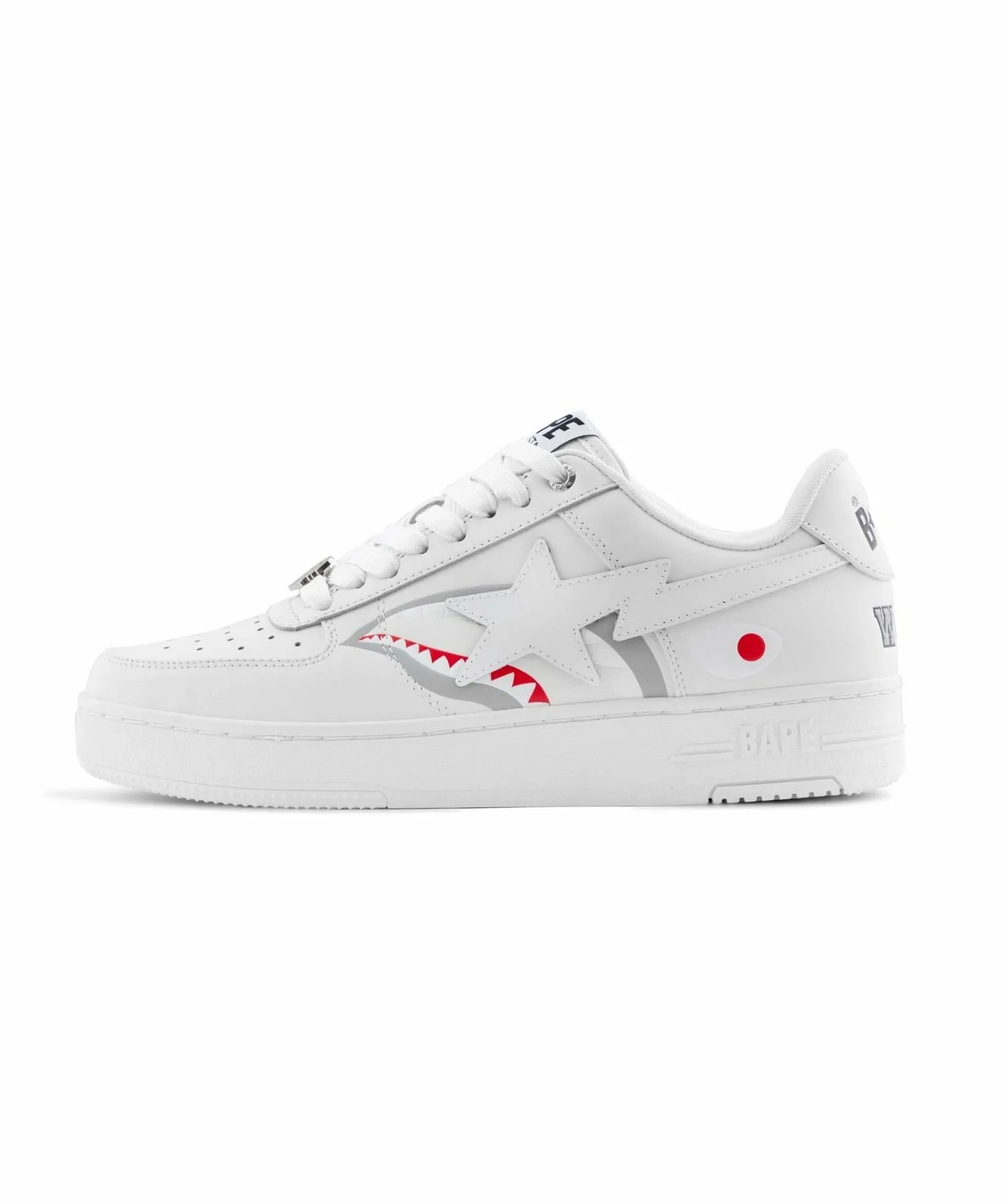 BAPE STA SHARK #2 A BATHING APE, WHITE — фото 2