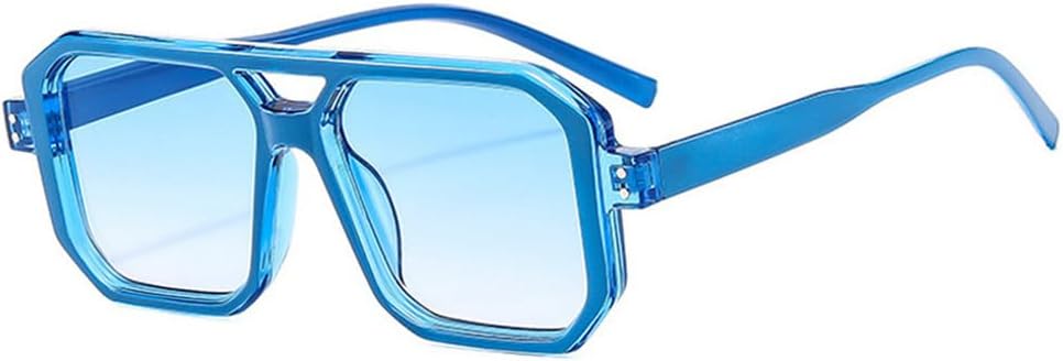 

Солнцезащитные очки с защитой от УФ-излучения UV400 - двойная перемычка, градиентная окраска, подходят для женщин и мужчин, для бега и занятий спортом на открытом воздухе UYPTK, Blue-blue