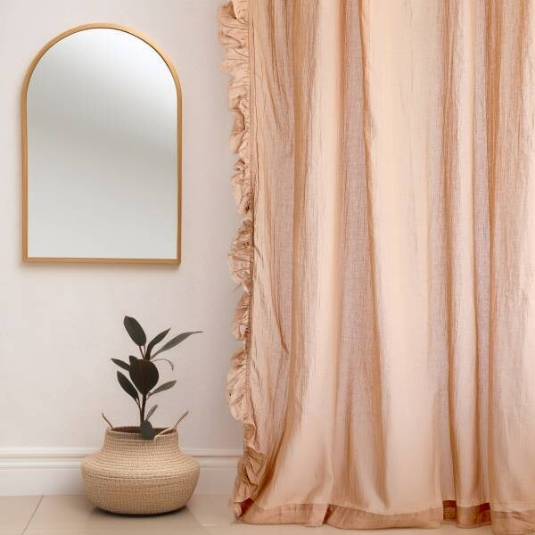 

Штора Homlando ELIN, 140x2x250 см цвет karamell