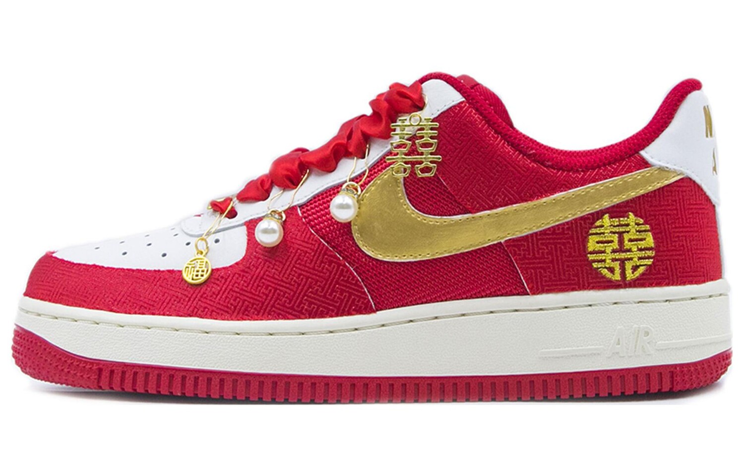 

Кроссовки для скейтбординга Nike Air Force 1 Low унисекс, Red Gold