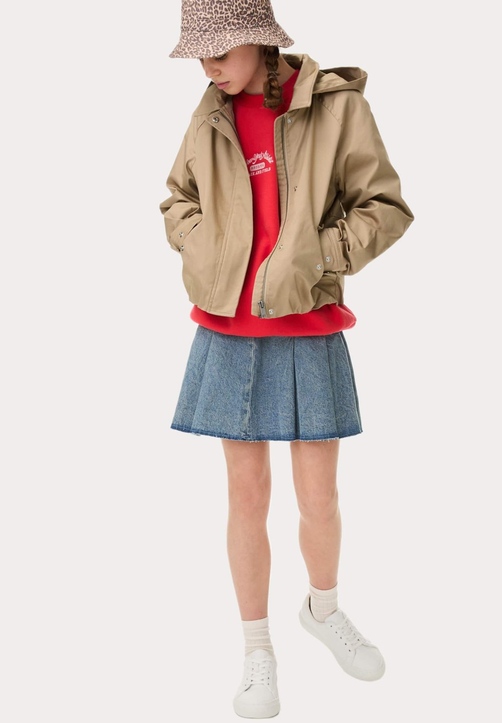

Демисезонная куртка CROPPED Marks & Spencer, бежевый
