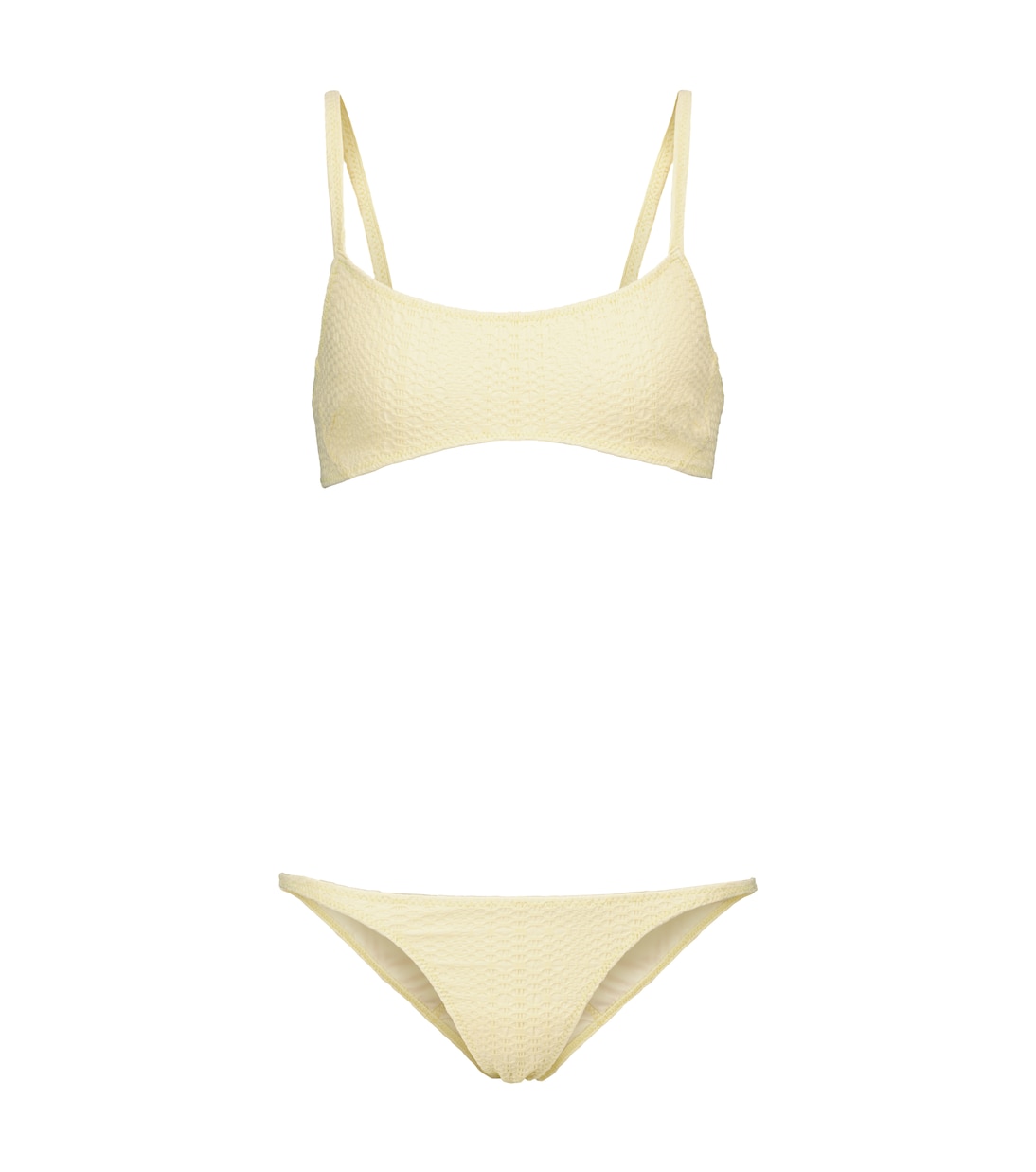 

Бикини KK из сирсакера Lisa Marie Fernandez, Butter Yellow Seersucker