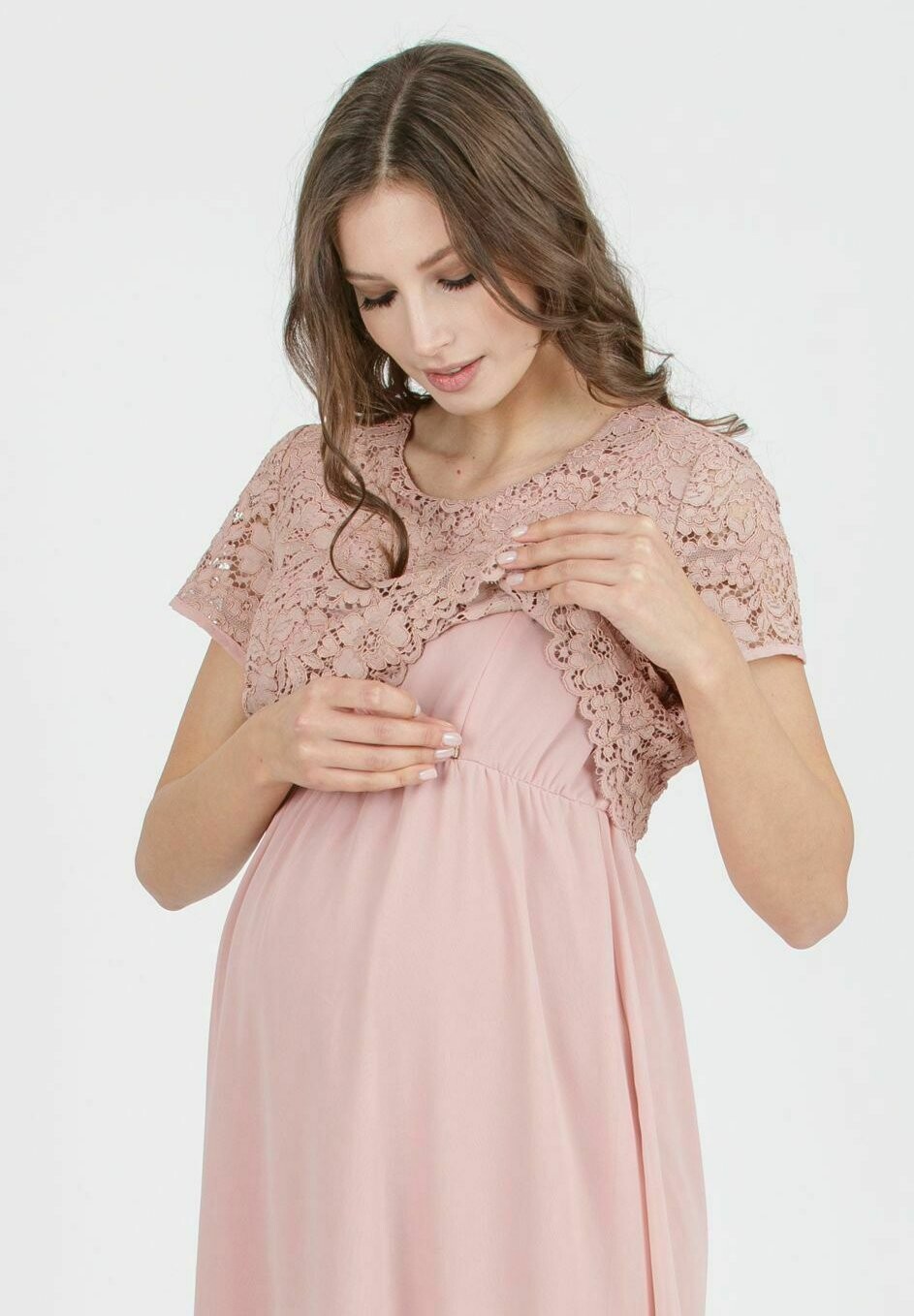 

Дневное платье ELEONORA Attesa Maternity, цвет Mottled Light Pink