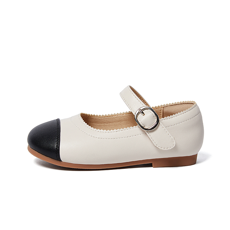 

Низкие детские кожаные туфли Kids' Snoffy, слоновая кость