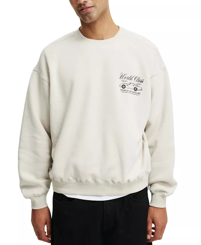 

Мужской худи Box Fit с принтом COTTON ON, белый