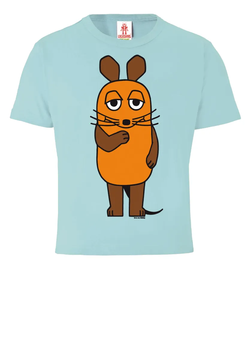 

Logoshirt Футболка "Sendung mit der Maus - Maus", с классным принтом, голубой