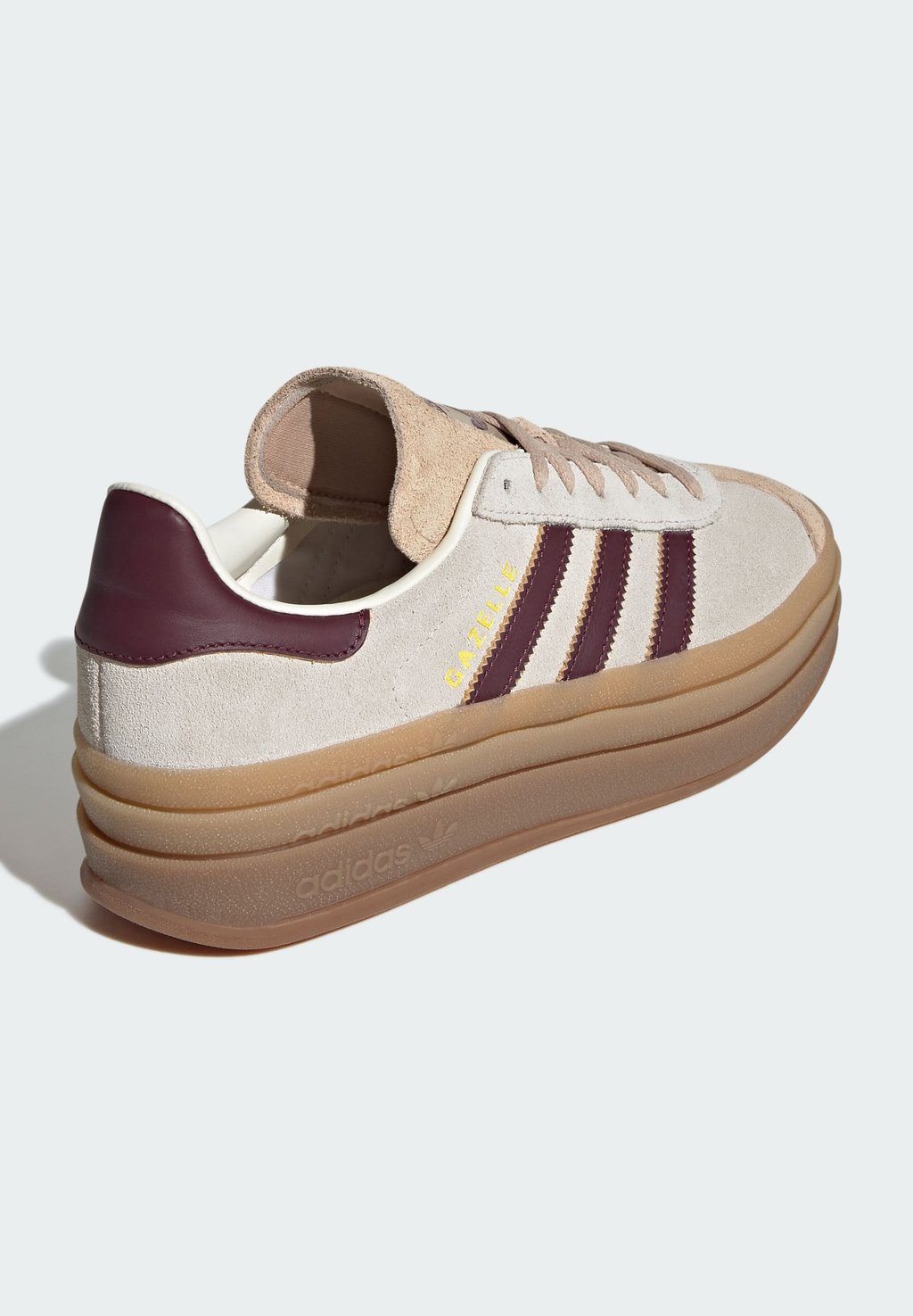 Низкие кеды GAZELLE BOLD Adidas Originals, слоновая кость — фото 4