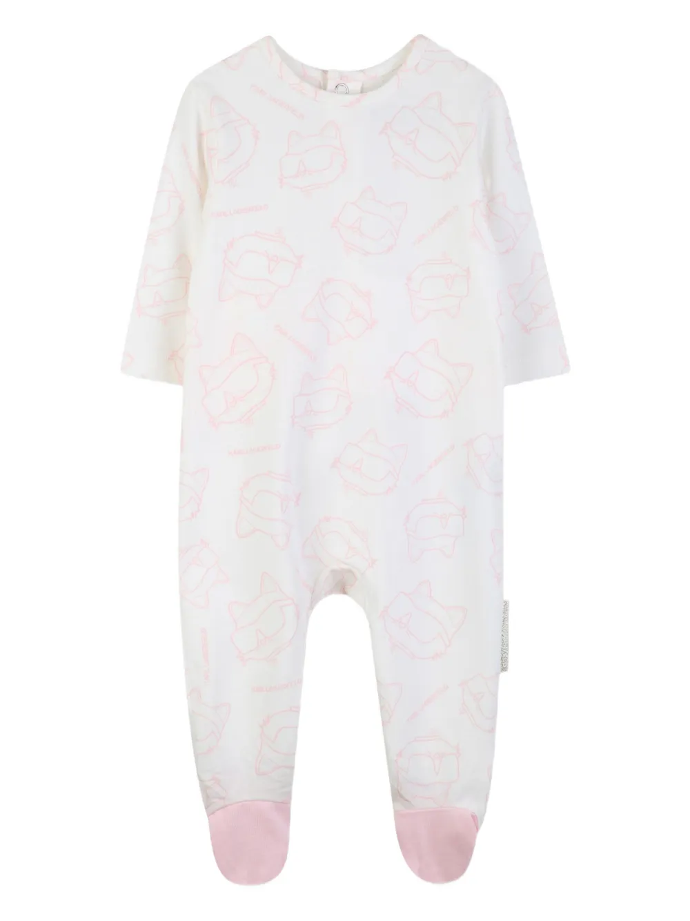 Комплект боди ikon choupette KARL LAGERFELD KIDS, белый — фото 3
