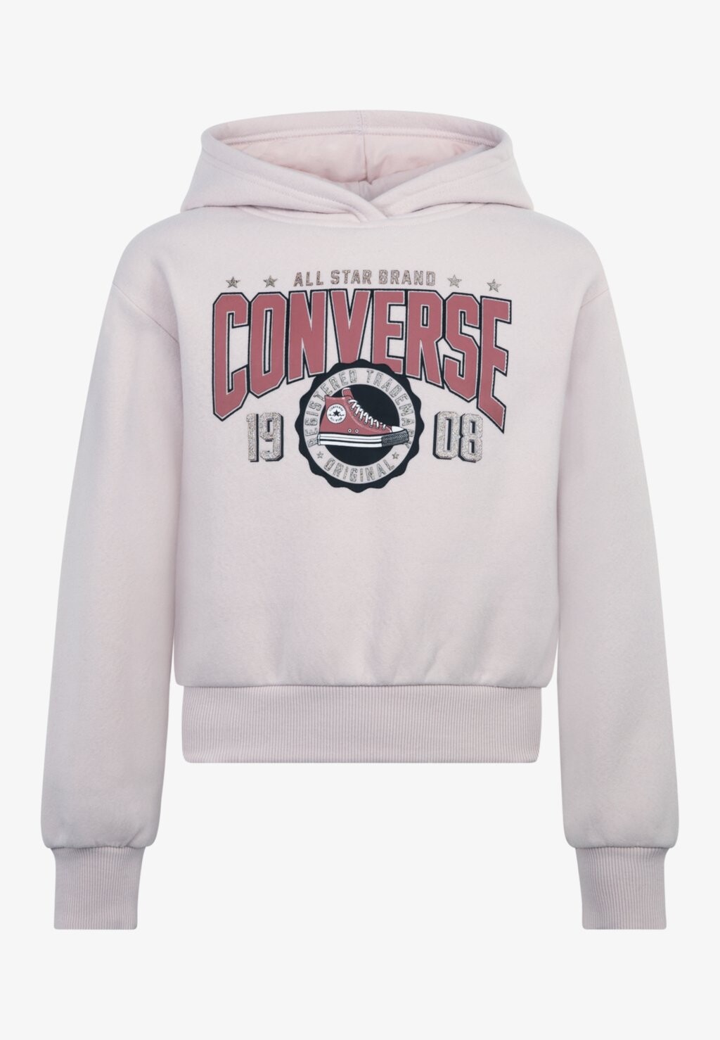 

Толстовка с капюшоном BOXY GRAPHIC HOODIE Converse, лиловый