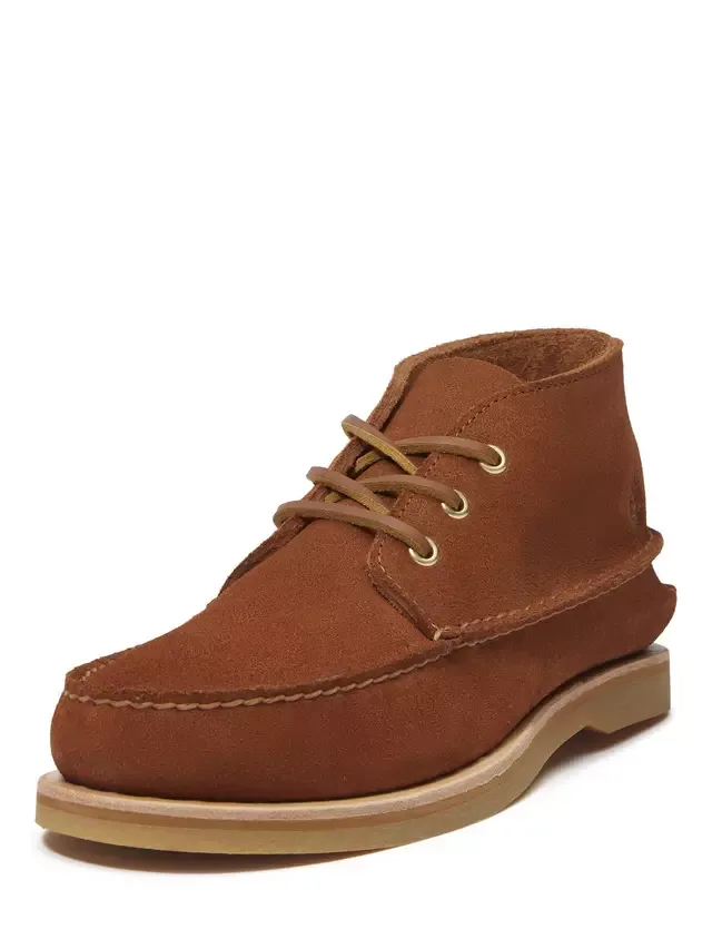 Замшевые ботинки-чукка ручной работы, цвет средне-коричневый Timberland — фото 3