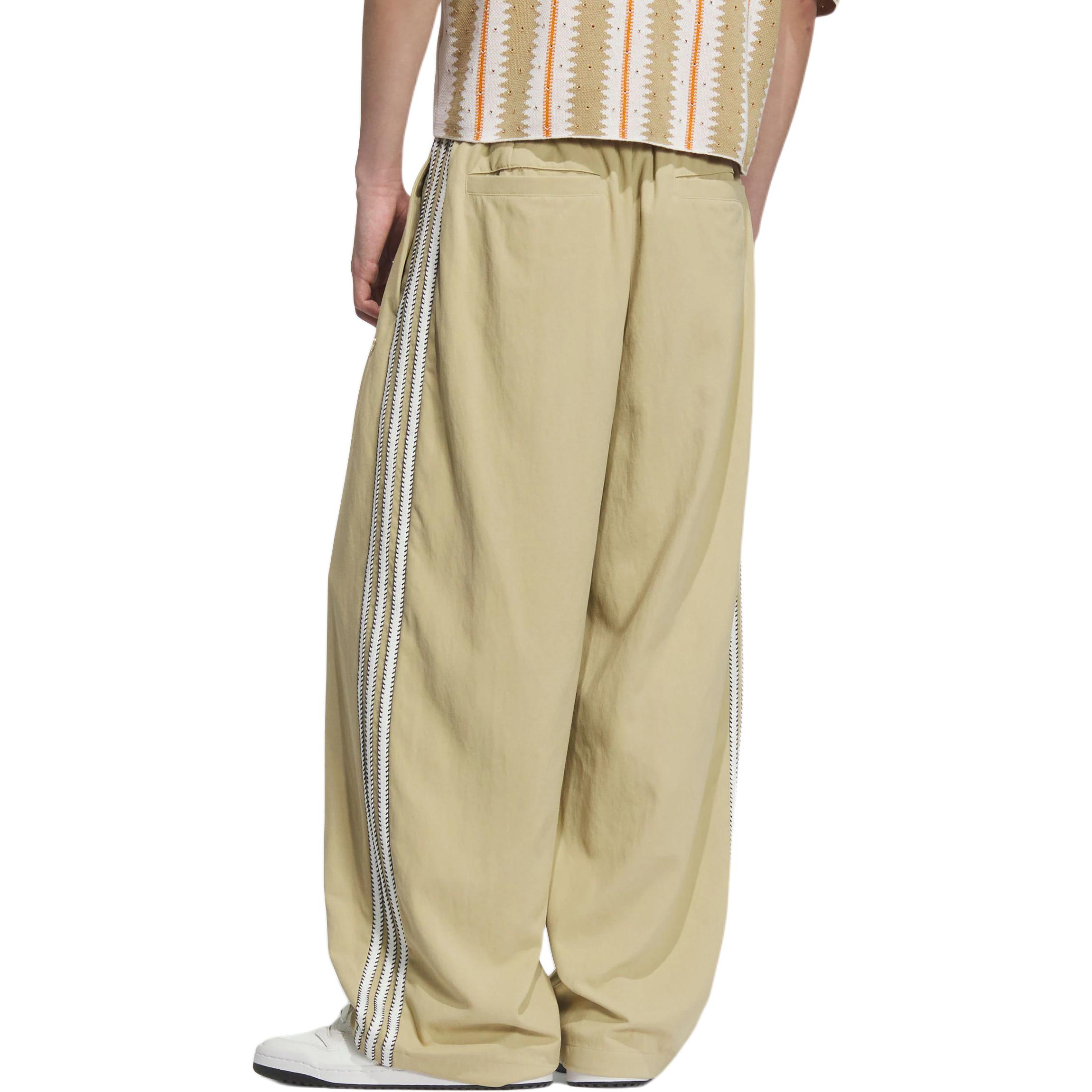 SS25 RESORT LINEN Sports Pants Men's Adidas Originals, светлый хаки — фото 4