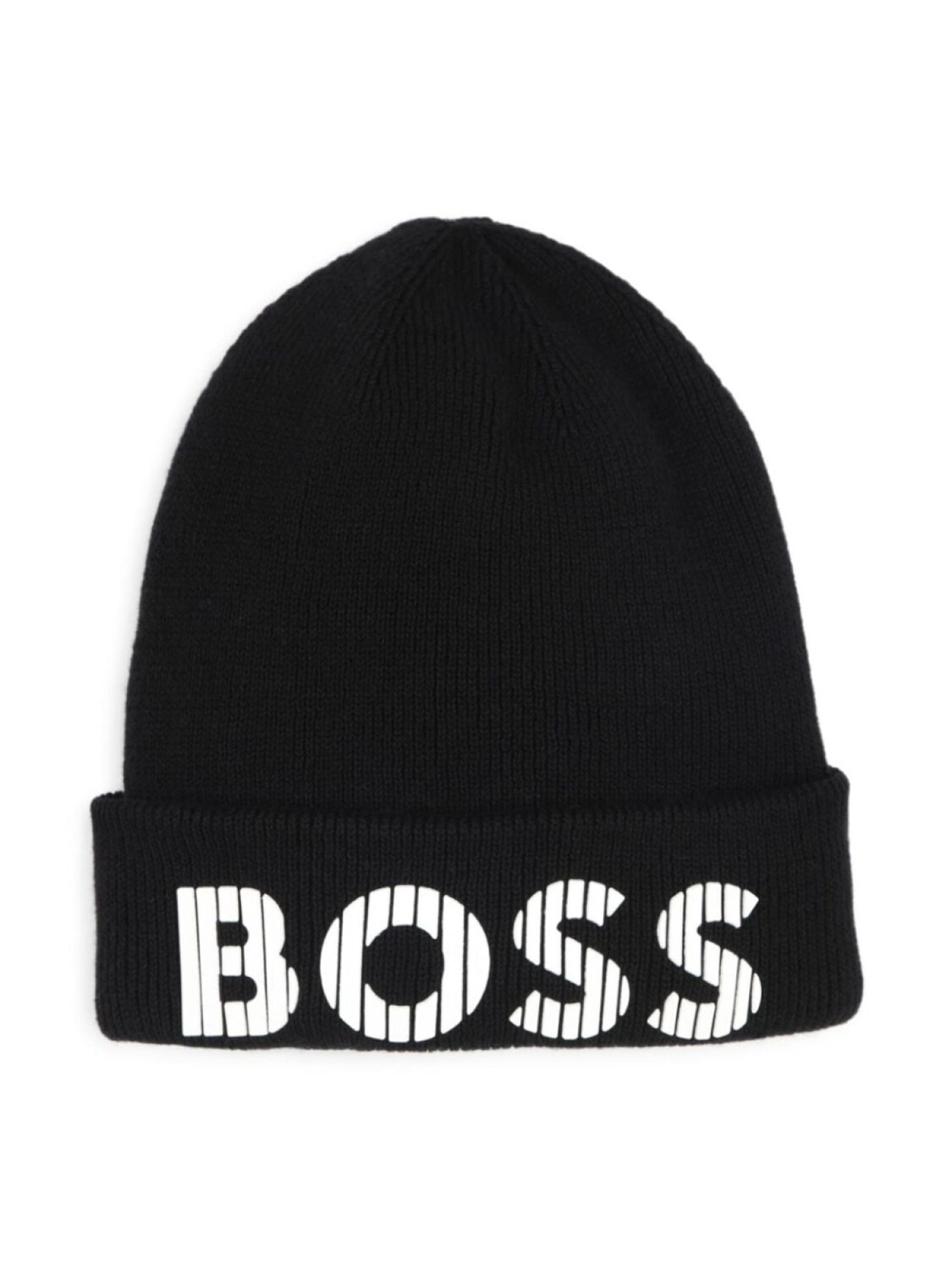

BOSS Kidswear шапка бини с логотипом, черный
