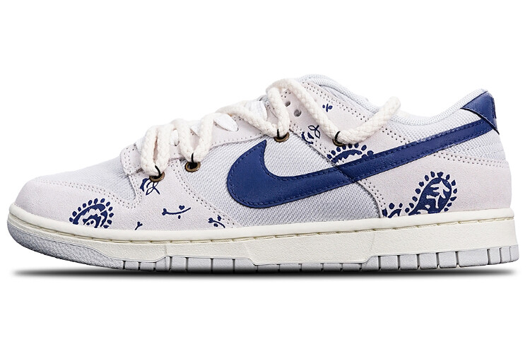 

Кроссовки Nike Dunk Skateboard Shoes Men Low-Top White Blue