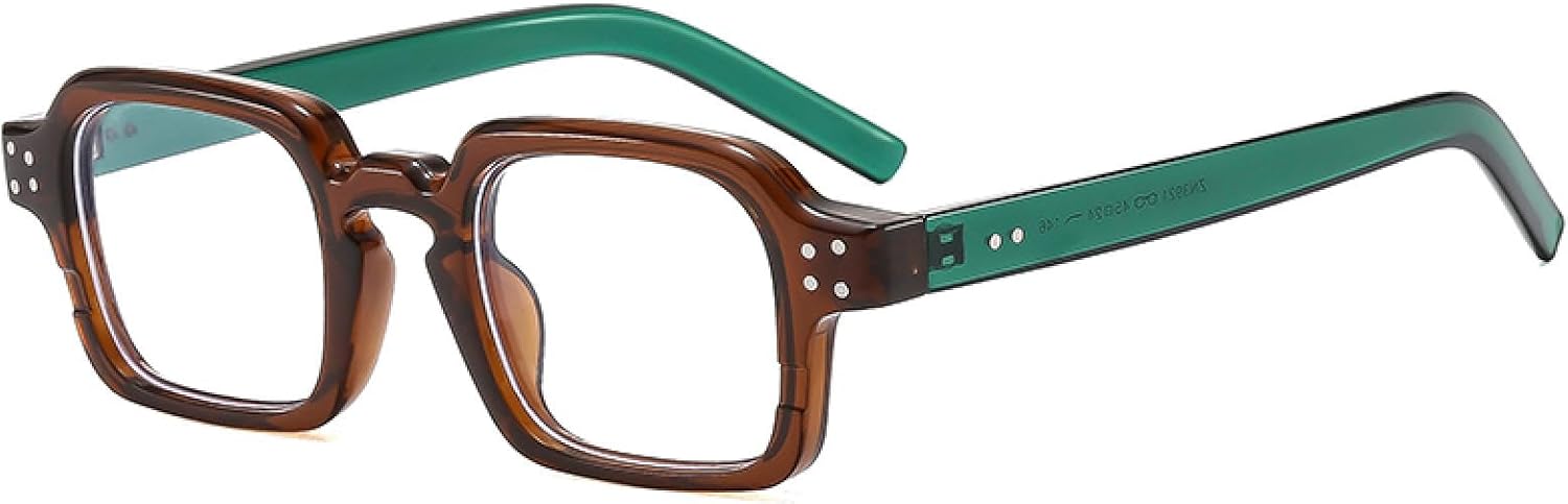 

Солнцезащитные очки с защитой от УФ-излучения UV400 | Коричневая оправа с заклепками | Для женщин и мужчин, для занятий спортом на открытом воздухе и вождения DSVIGF, 02