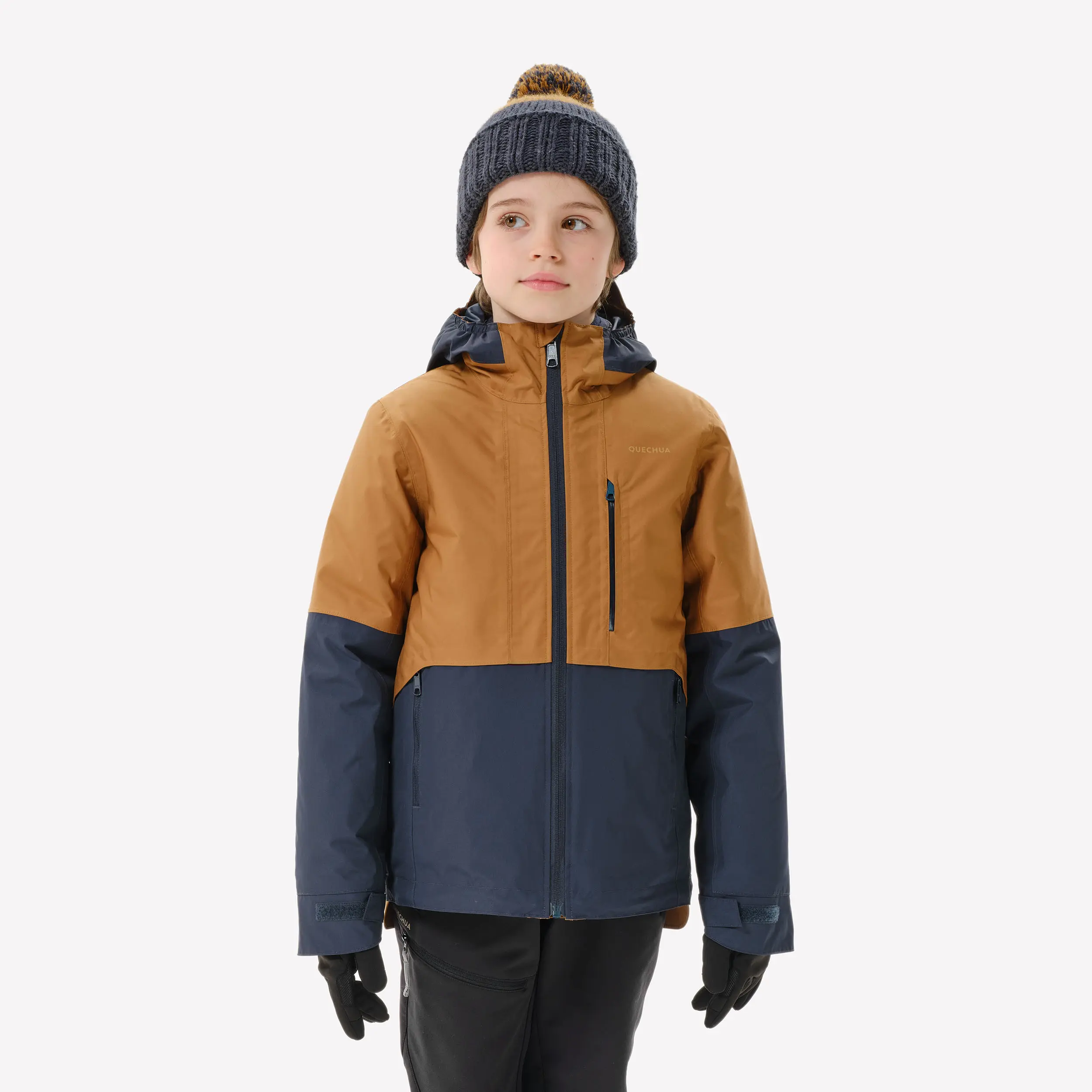 

Куртка детская SH500 для зимних походов 3-в-1, водонепроницаемая, теплая, для детей 3-15 лет, -9°C Quechua