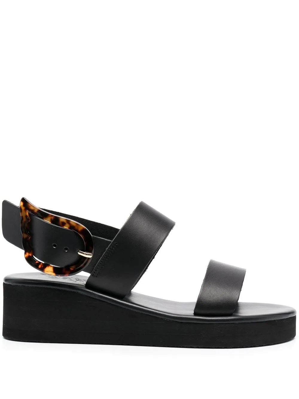 Босоножки на танкетке Ancient Greek Sandals, черный