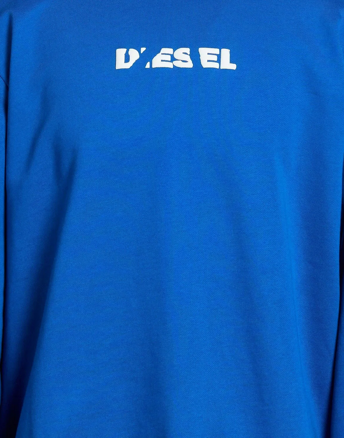 Свитшот из французского футера DIESEL синий — фото 4
