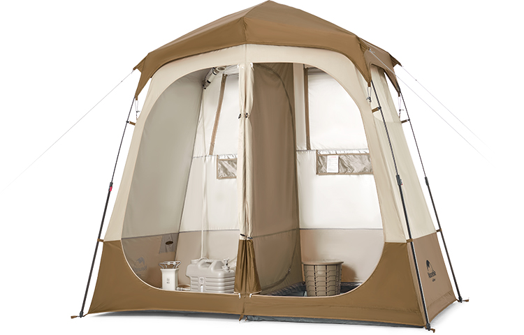 

Палатка для кемпинга двухкомнатная Outdoor Pop Up NATUREHIKE, Dark Coffee