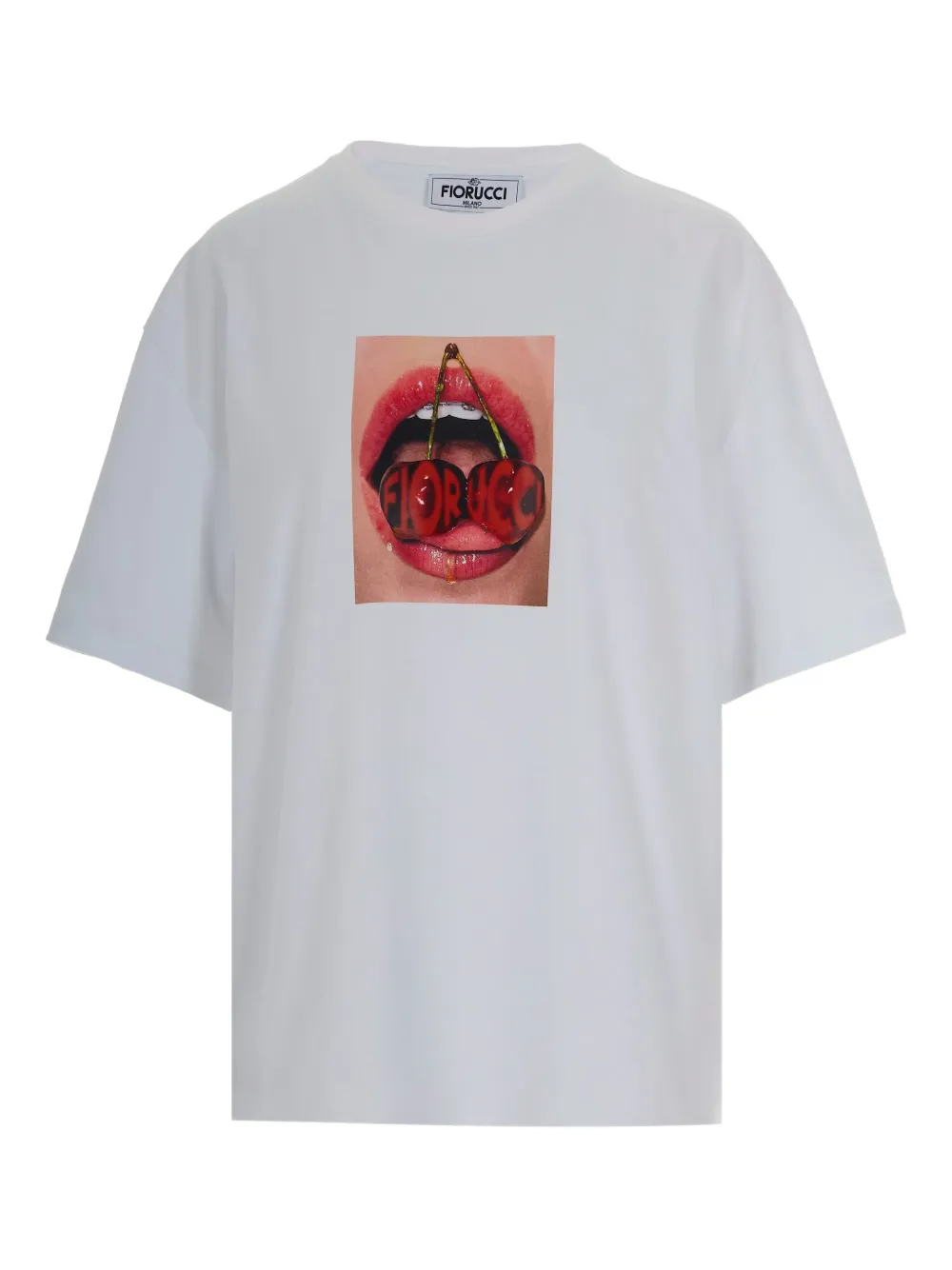 

Футболка с логотипом Fiorucci, белый